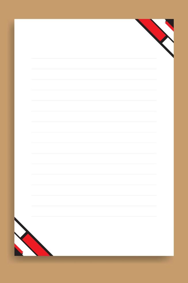 Letterhead for a company or social institution vector