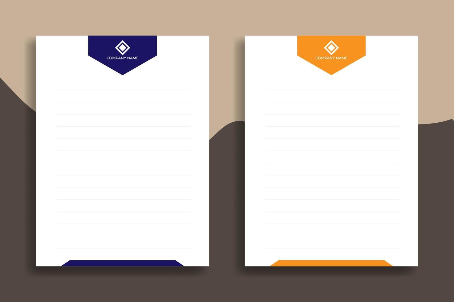 Letterhead for a company or social institution vector