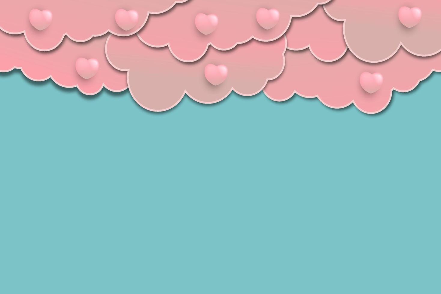 the background for valentines day and there is space to fill in. vector