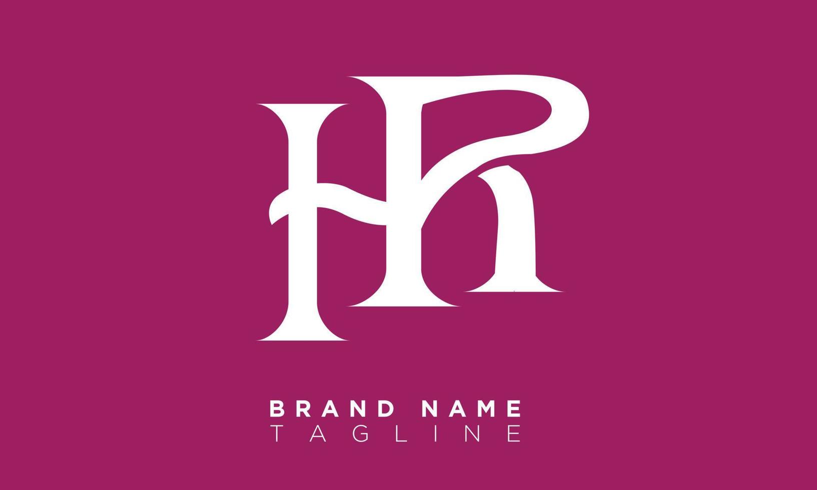 HPN Alphabet letters Initials Monogram logo vector