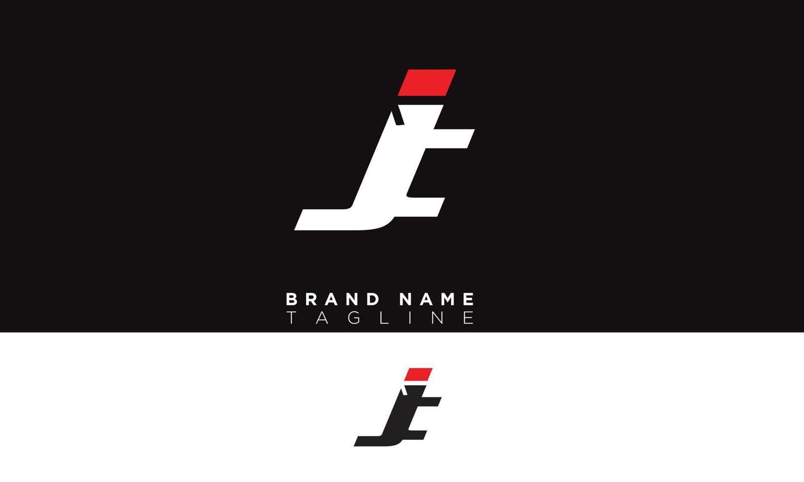 JF Alphabet letters Initials Monogram logo FJ, J and F vector