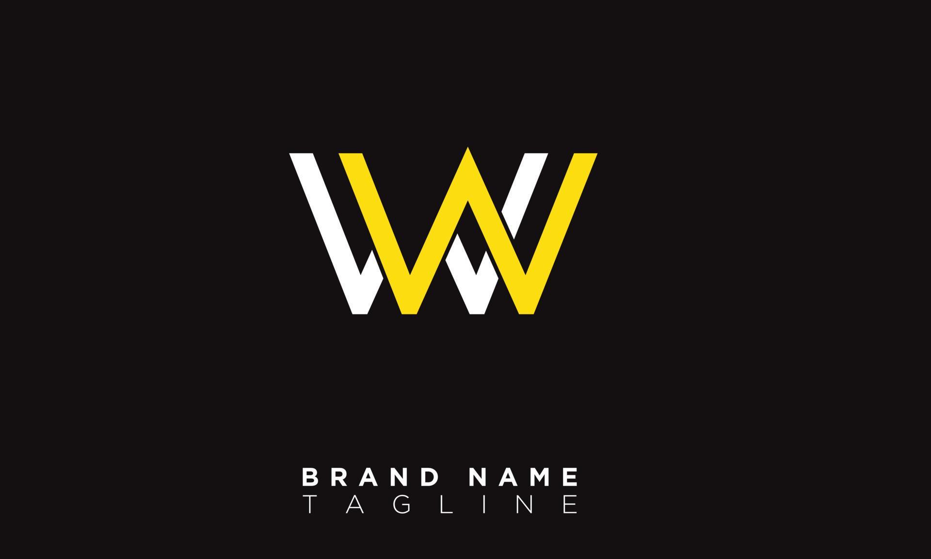 ww alfabeto letras iniciales monograma logo 7947147 Vector en Vecteezy