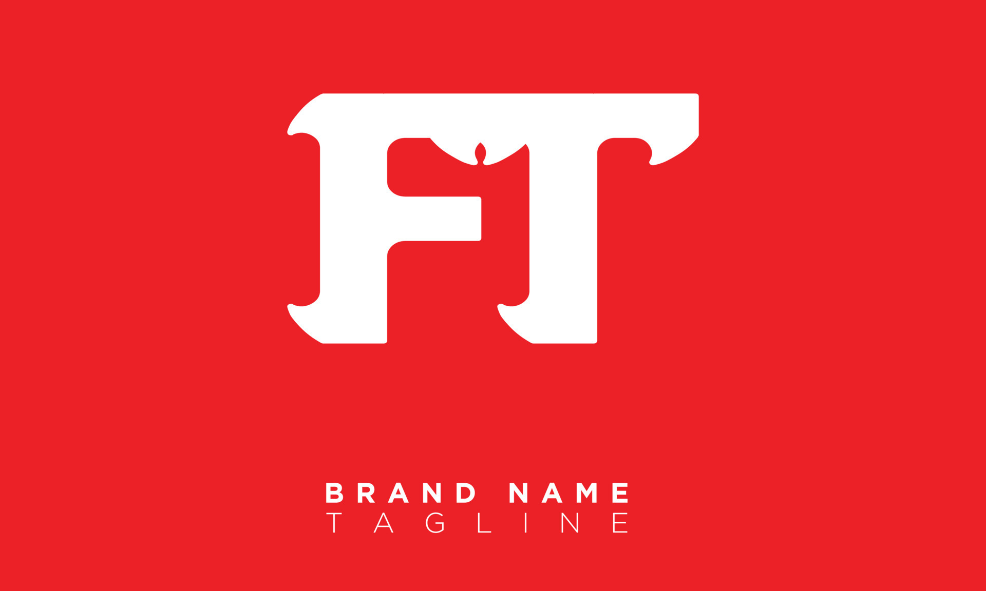 FT Alphabet letters Initials Monogram logo TF, F and T 7947254 Vector