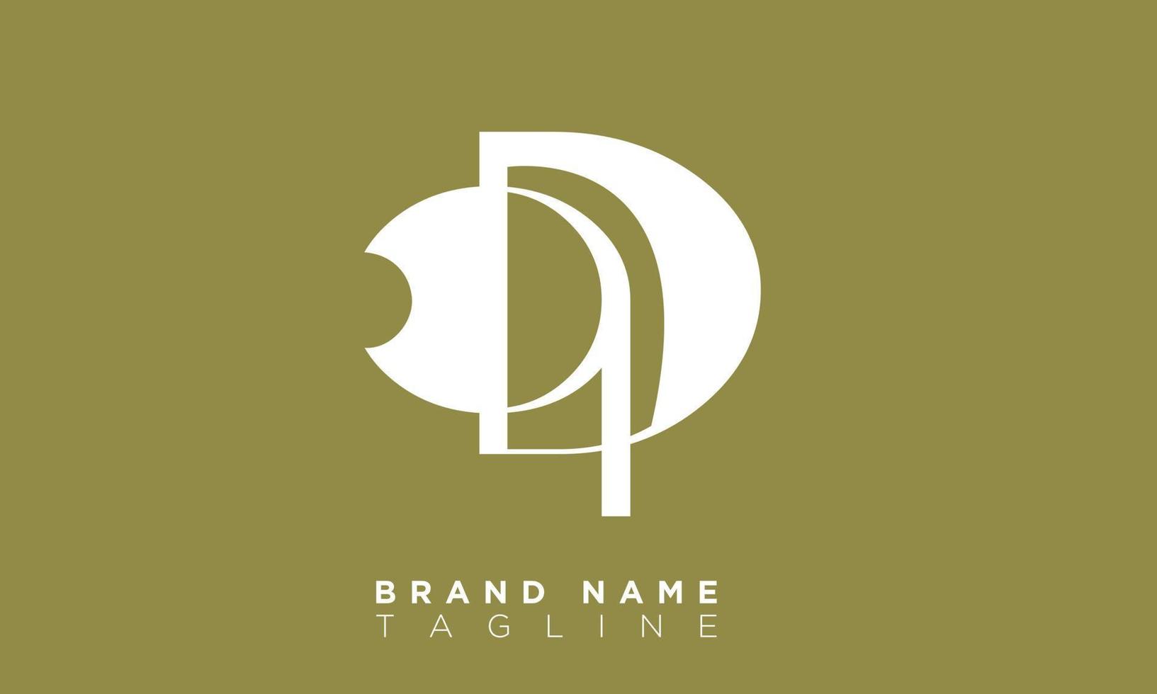 QD Alphabet letters Initials Monogram logo DQ, Q and D vector