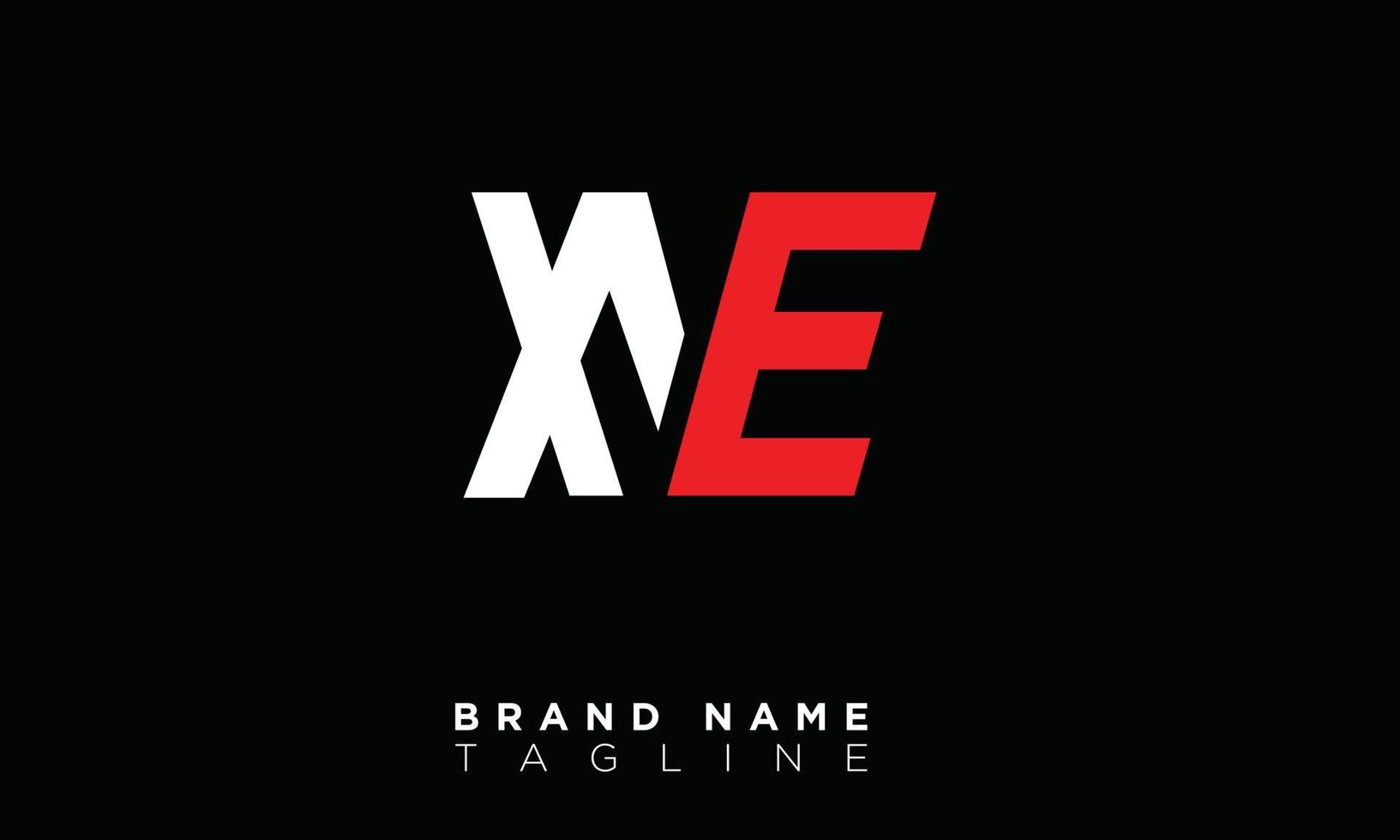 XVE Alphabet letters Initials Monogram logo vector