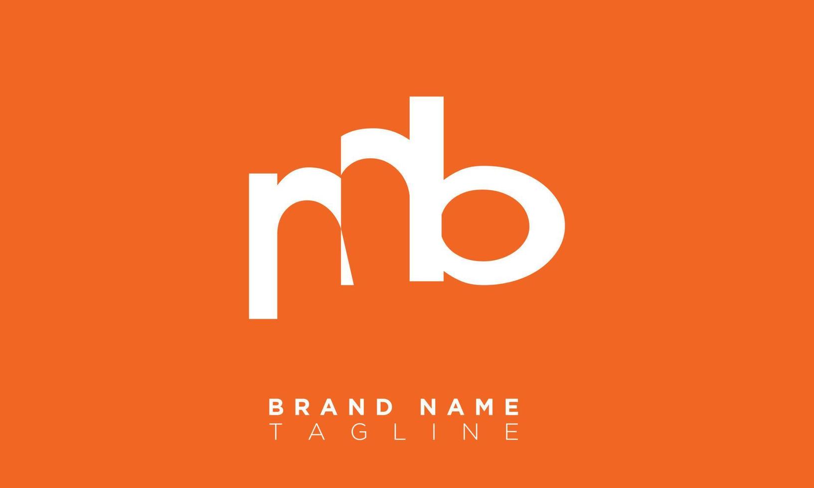MB Alphabet letters Initials Monogram logo BM, M and B vector