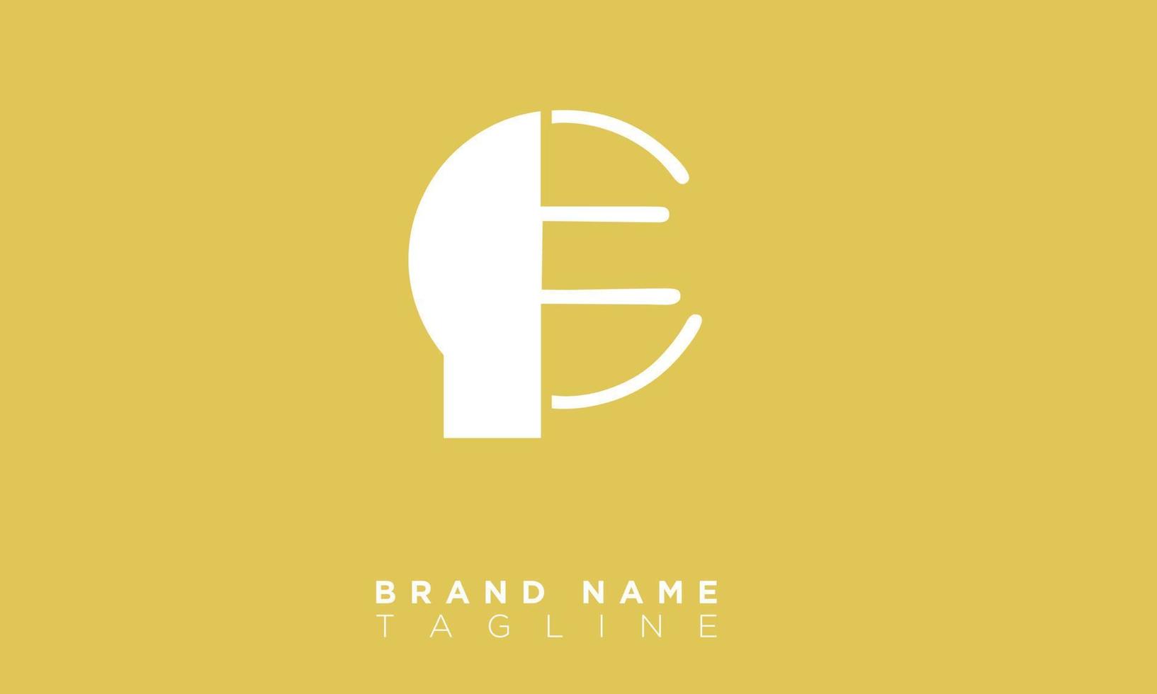 CF Alphabet letters Initials Monogram logo FC, C and F vector
