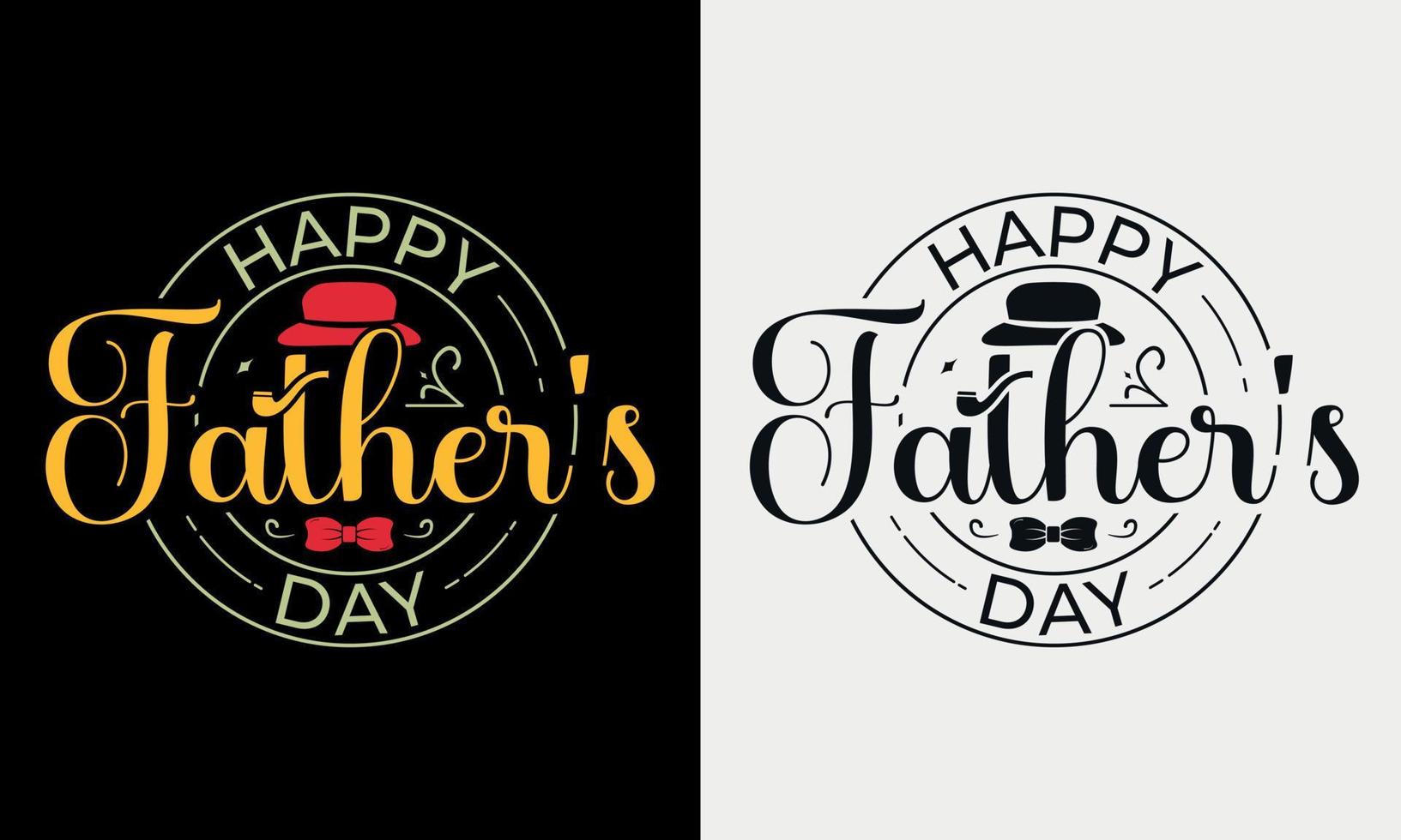 Happy Fathers Day vector illustration , hand drawn lettering with Father's day quotes, Father's designs for t shirt, poster, print, mug, and for card