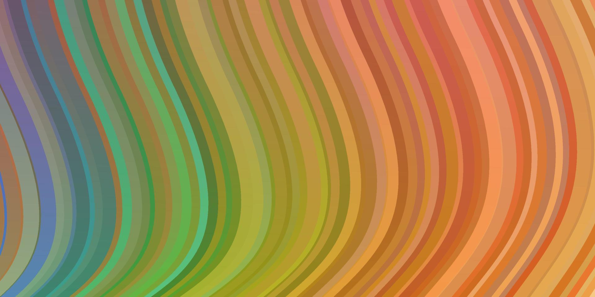 Light Multicolor vector background with curves.