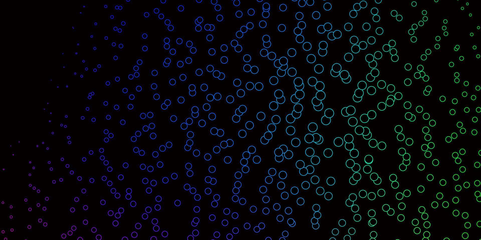Dark Multicolor vector pattern with spheres.