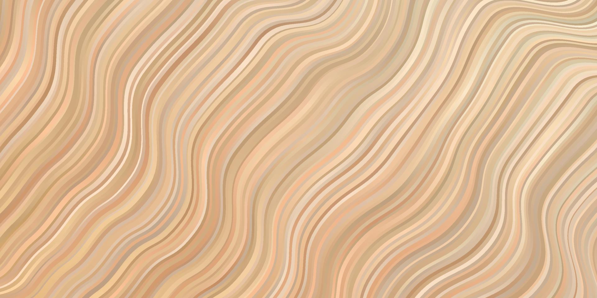 Light Orange vector template with curves.