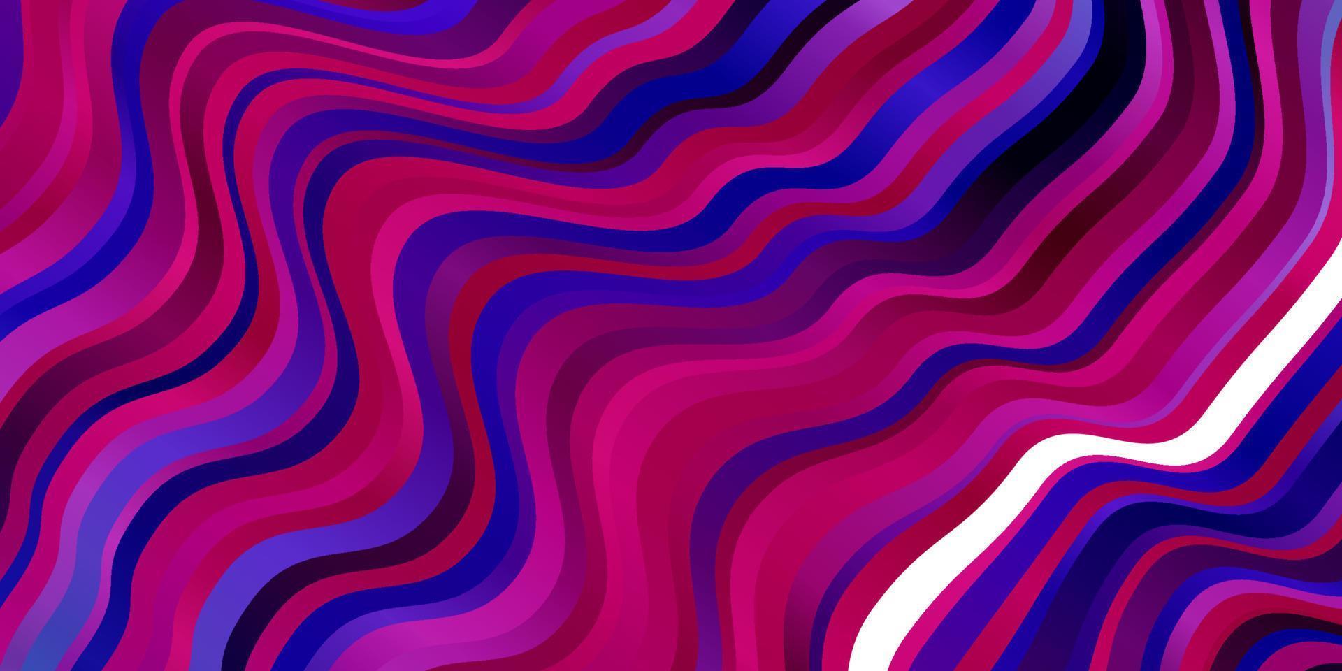 Dark Pink, Blue vector background with bows.
