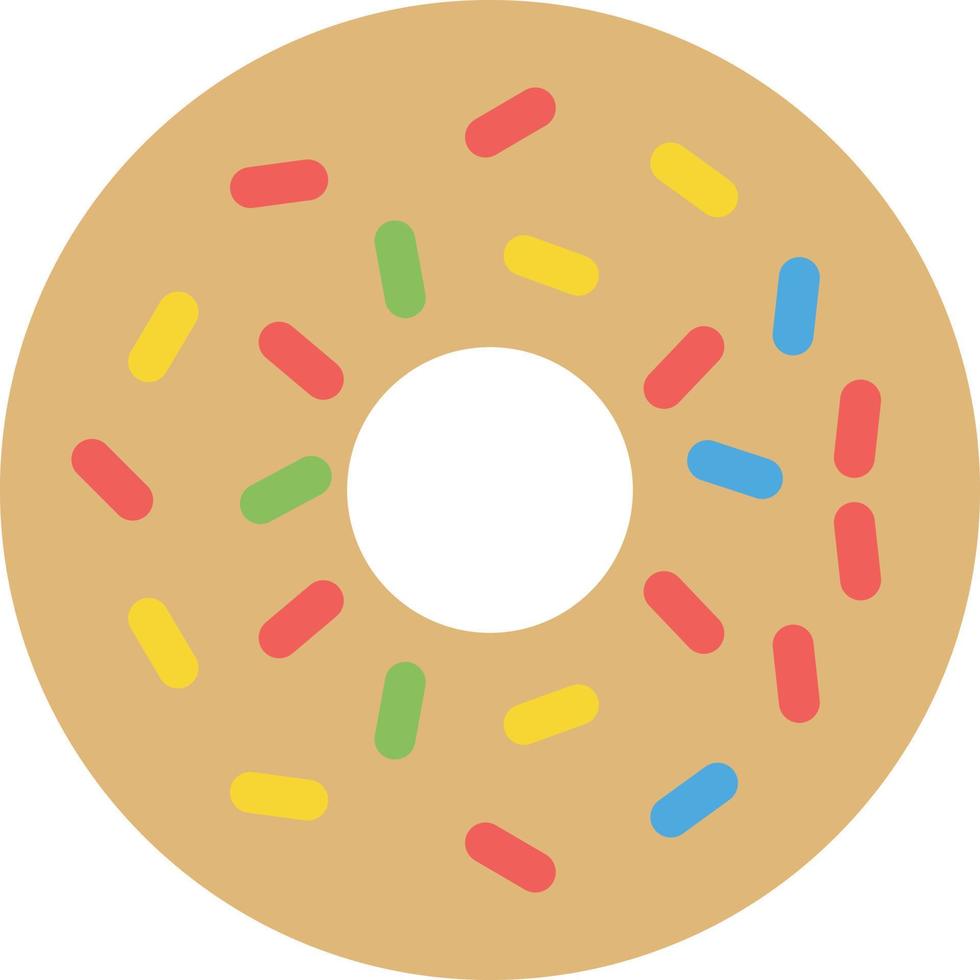 ilustración de vector de donut en un fondo. símbolos de calidad premium. iconos vectoriales para concepto y diseño gráfico.