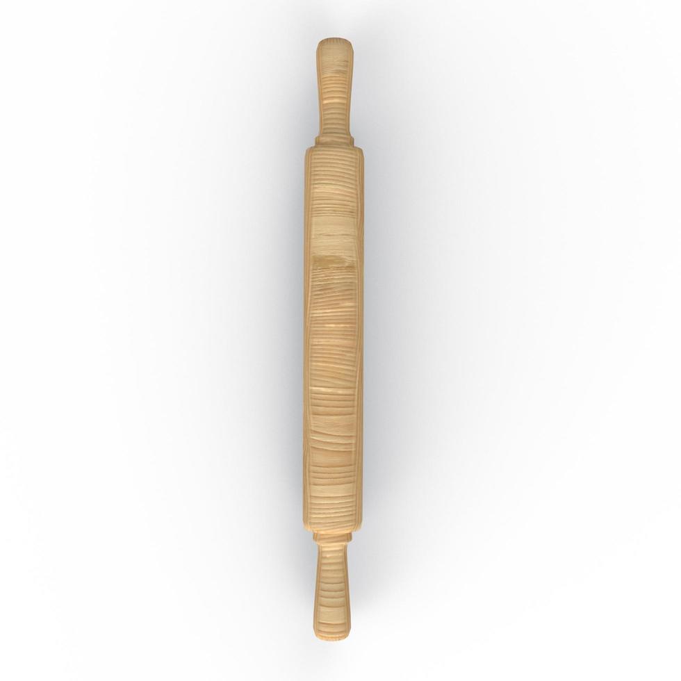 3d Rendering of Dough Rolling Pin photo