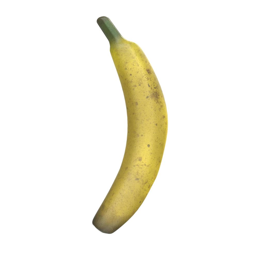 modelado 3d de plátano foto