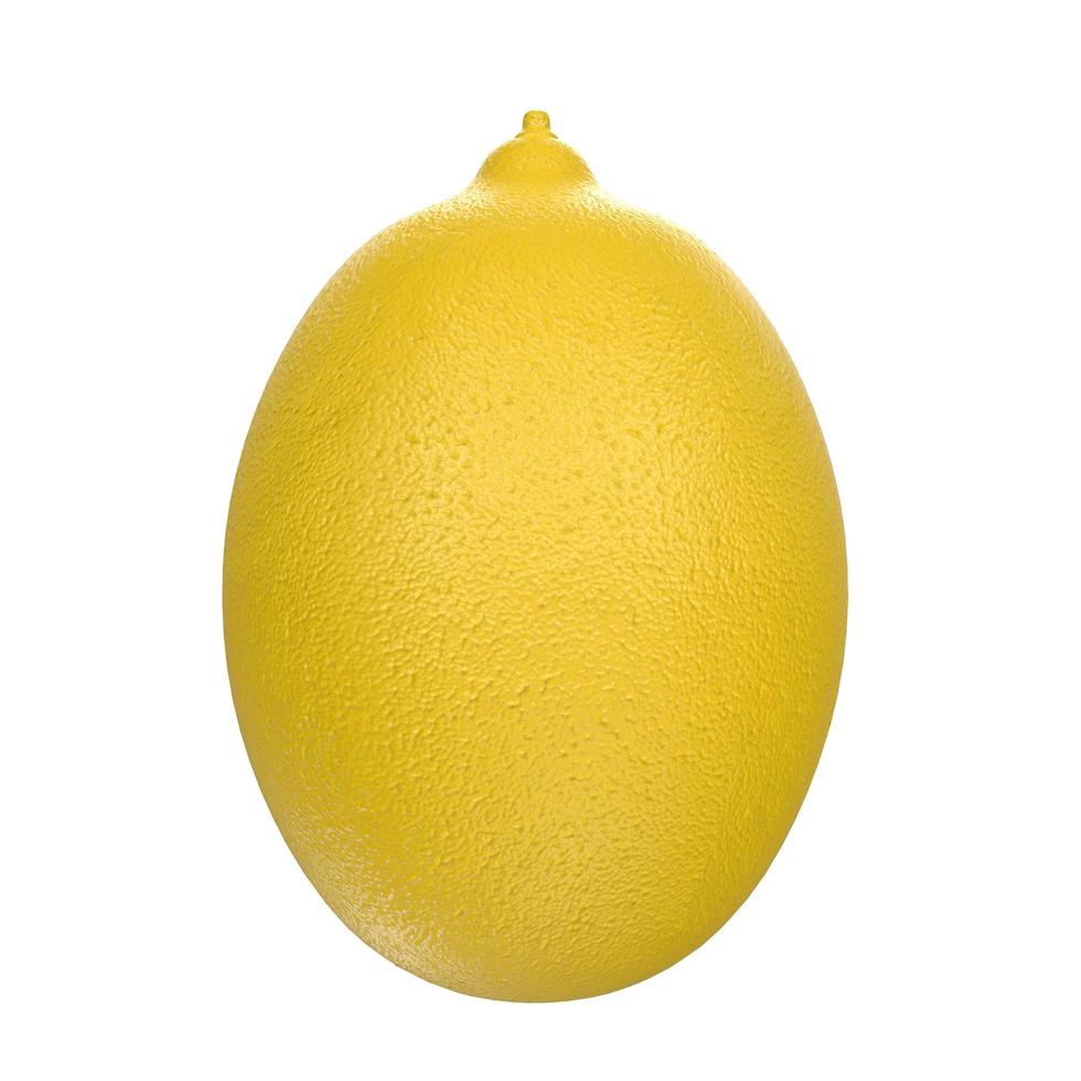Lemon 3d modelling photo