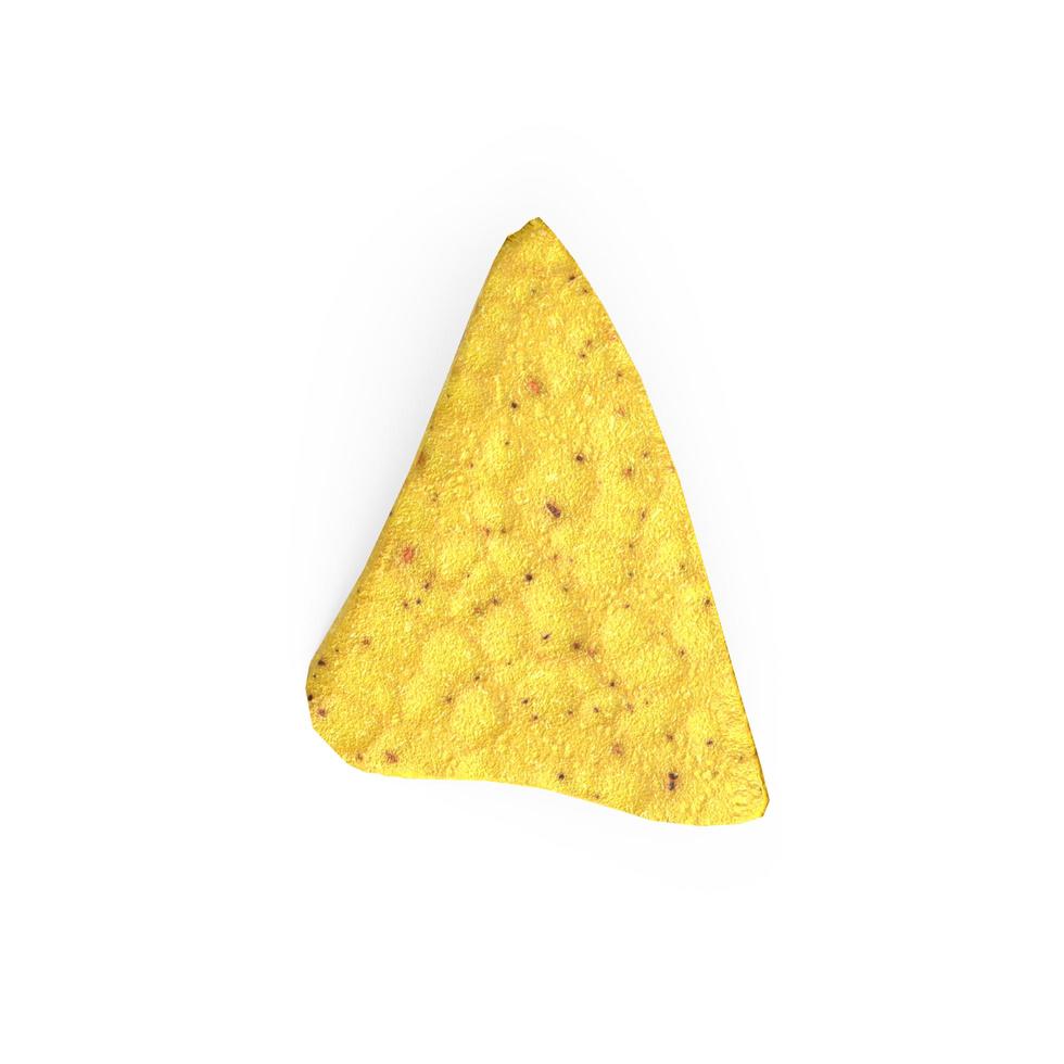 chips de tortilla modelado 3d foto