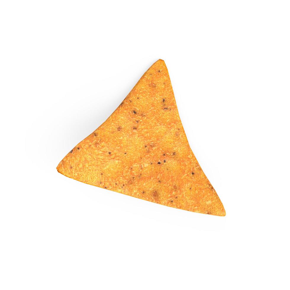 Tortilla chips 3d modelling photo