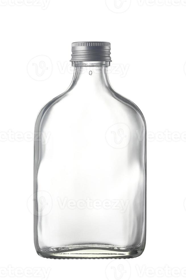 Empty Whiskey bottle isolated on white background 7951455 Stock Photo