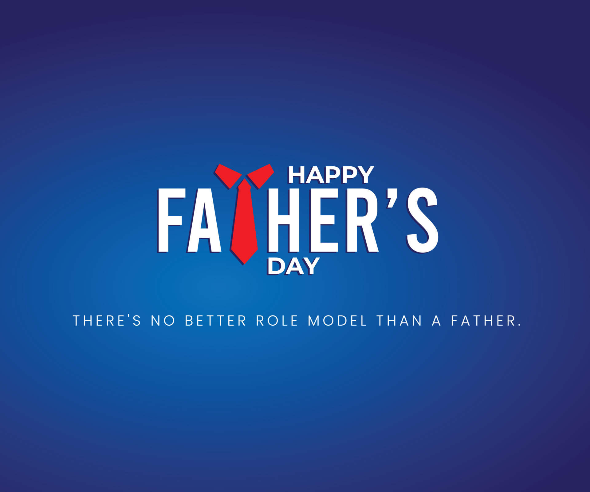 Happy Father's Day Greeting card, social media post 7951674 Vector Art