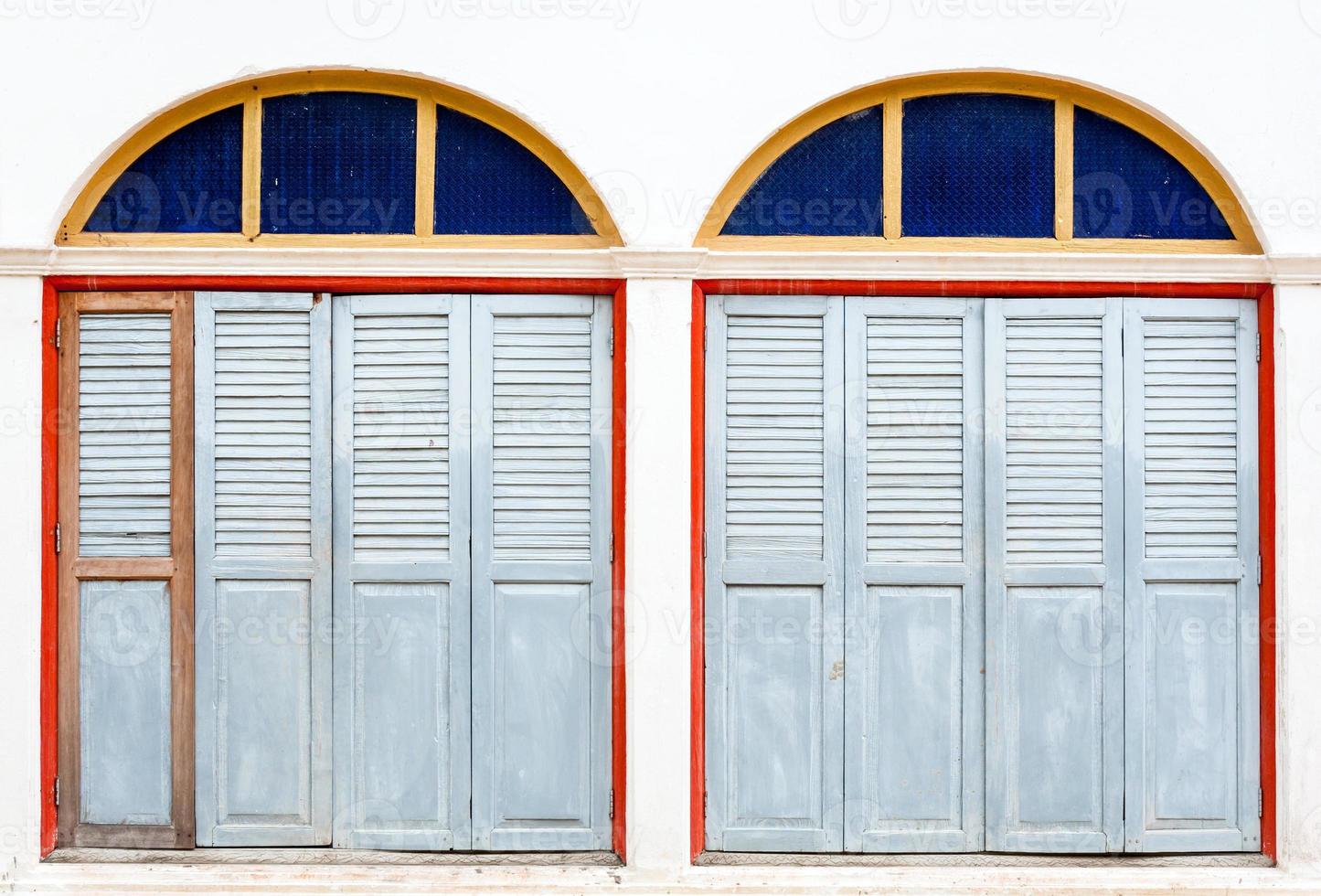 Old wooden door photo