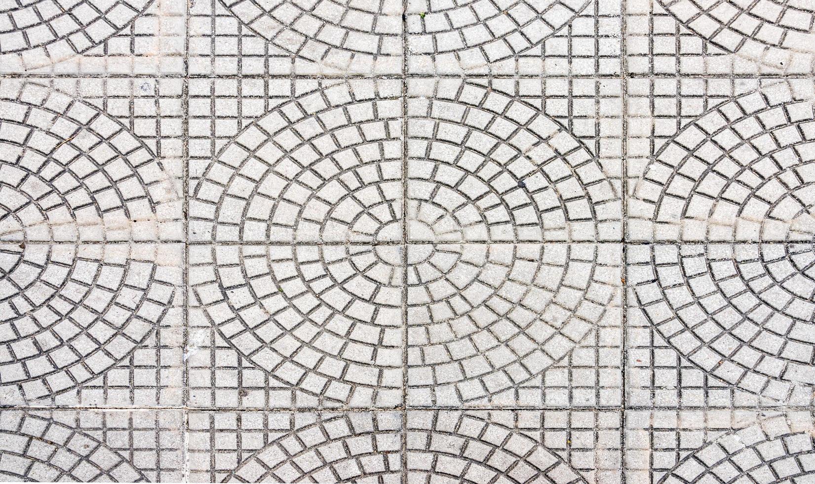 Circle pattern tile photo