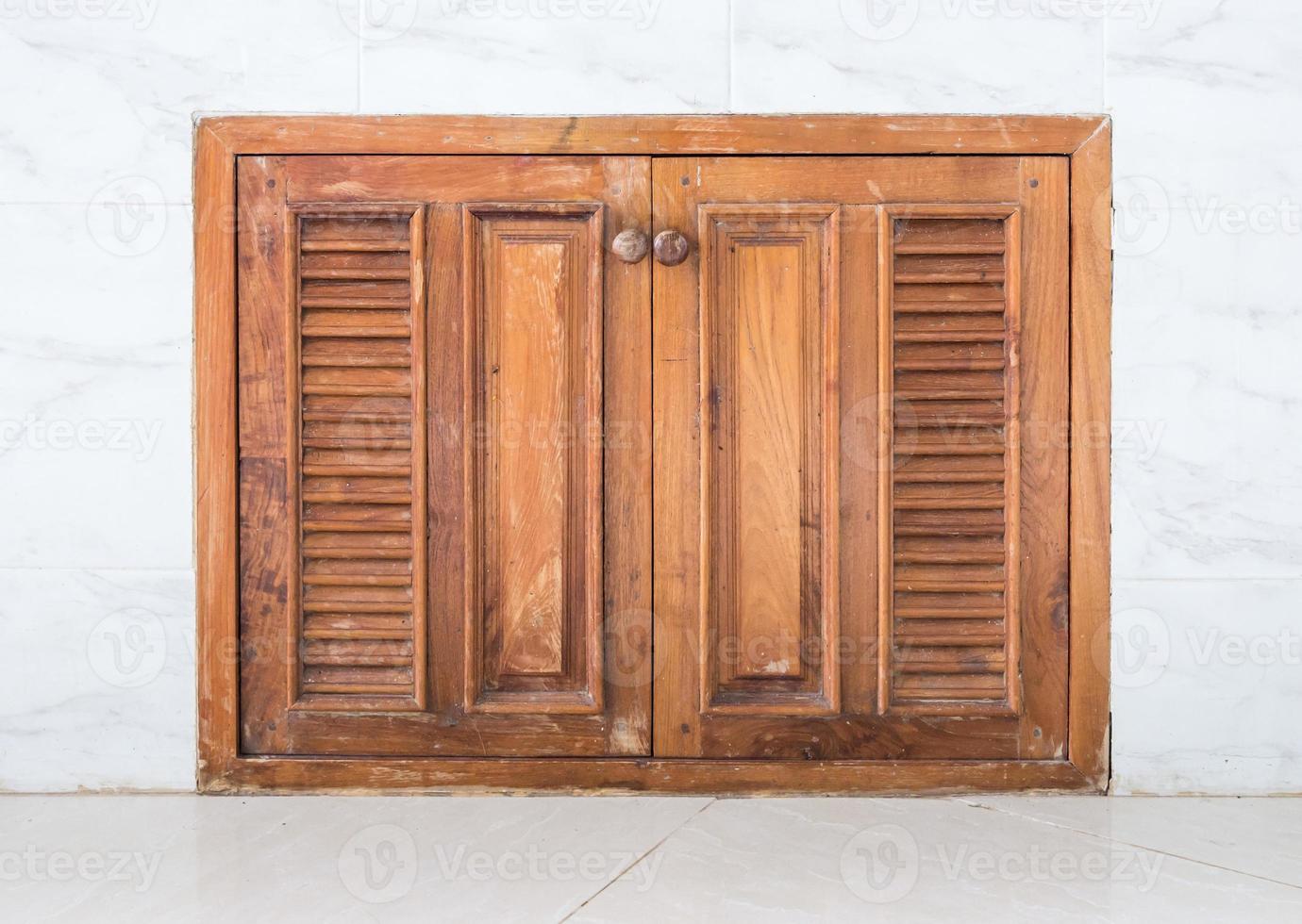 Old wooden cabinet photo