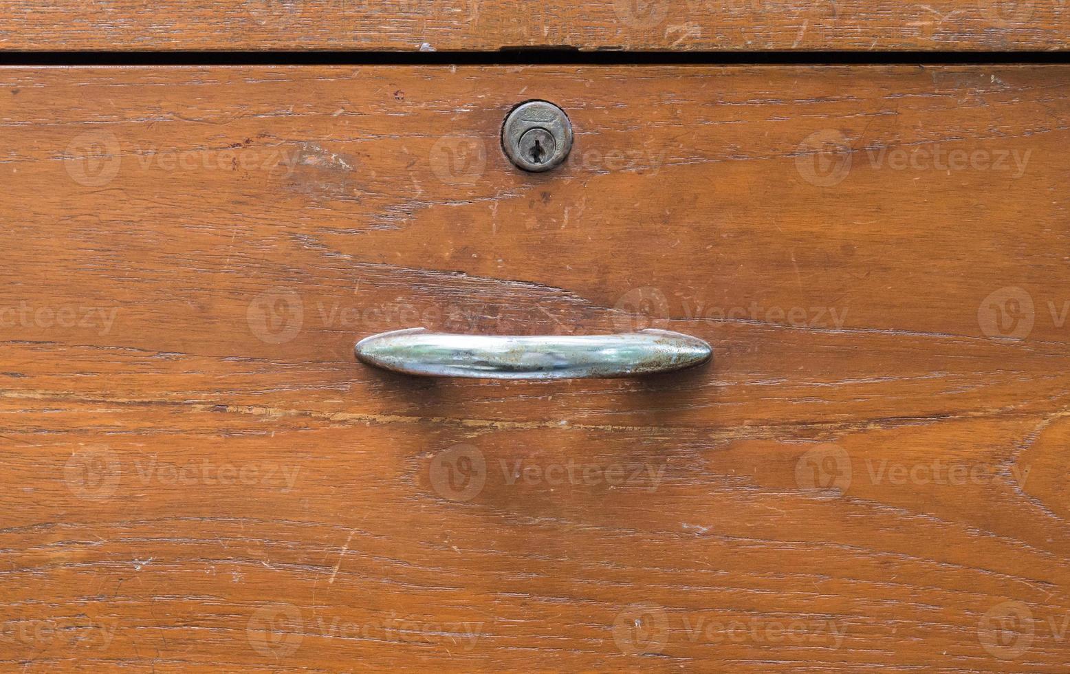 Old wooden drawers photo