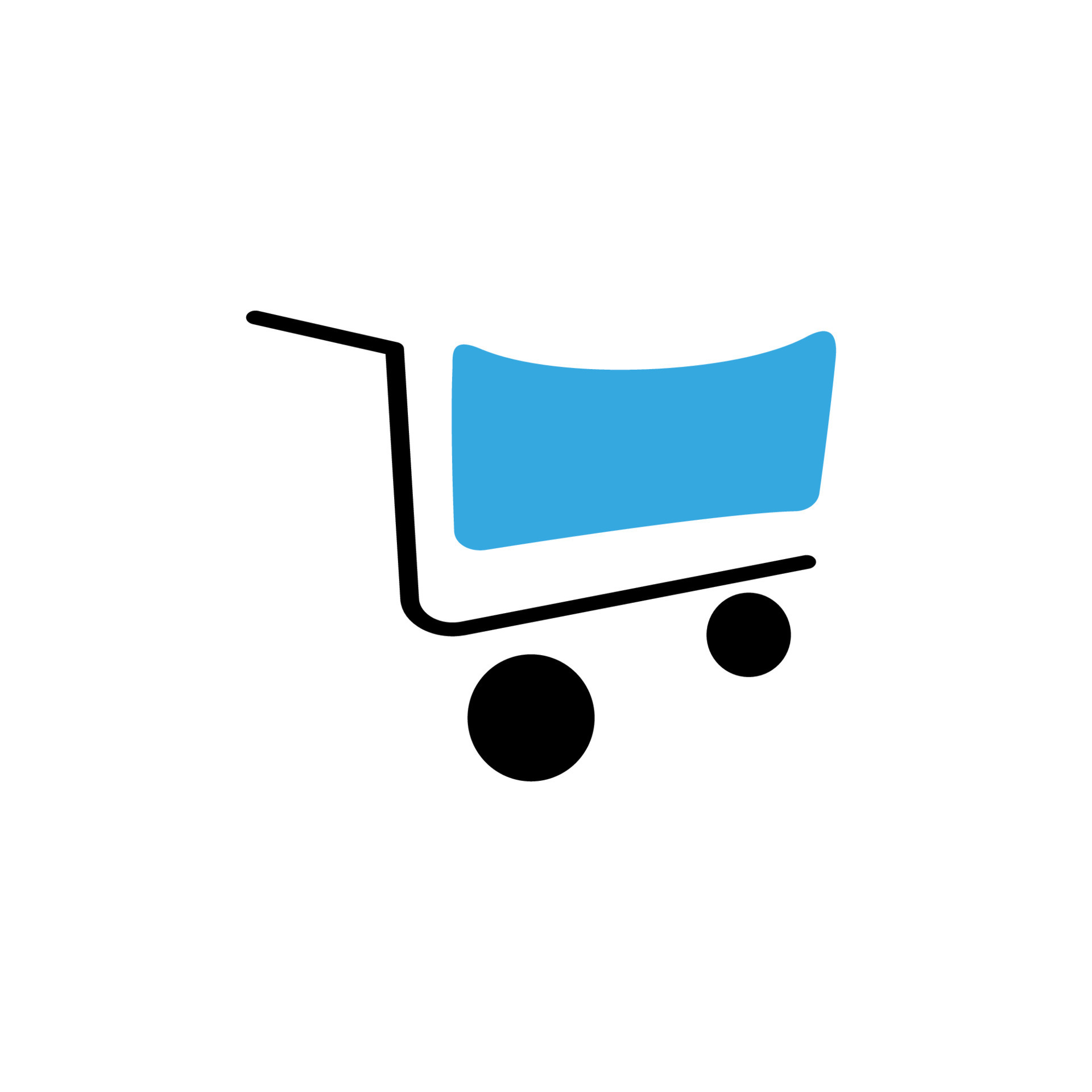 Shopping cart logo 7953631 Vector Art at Vecteezy