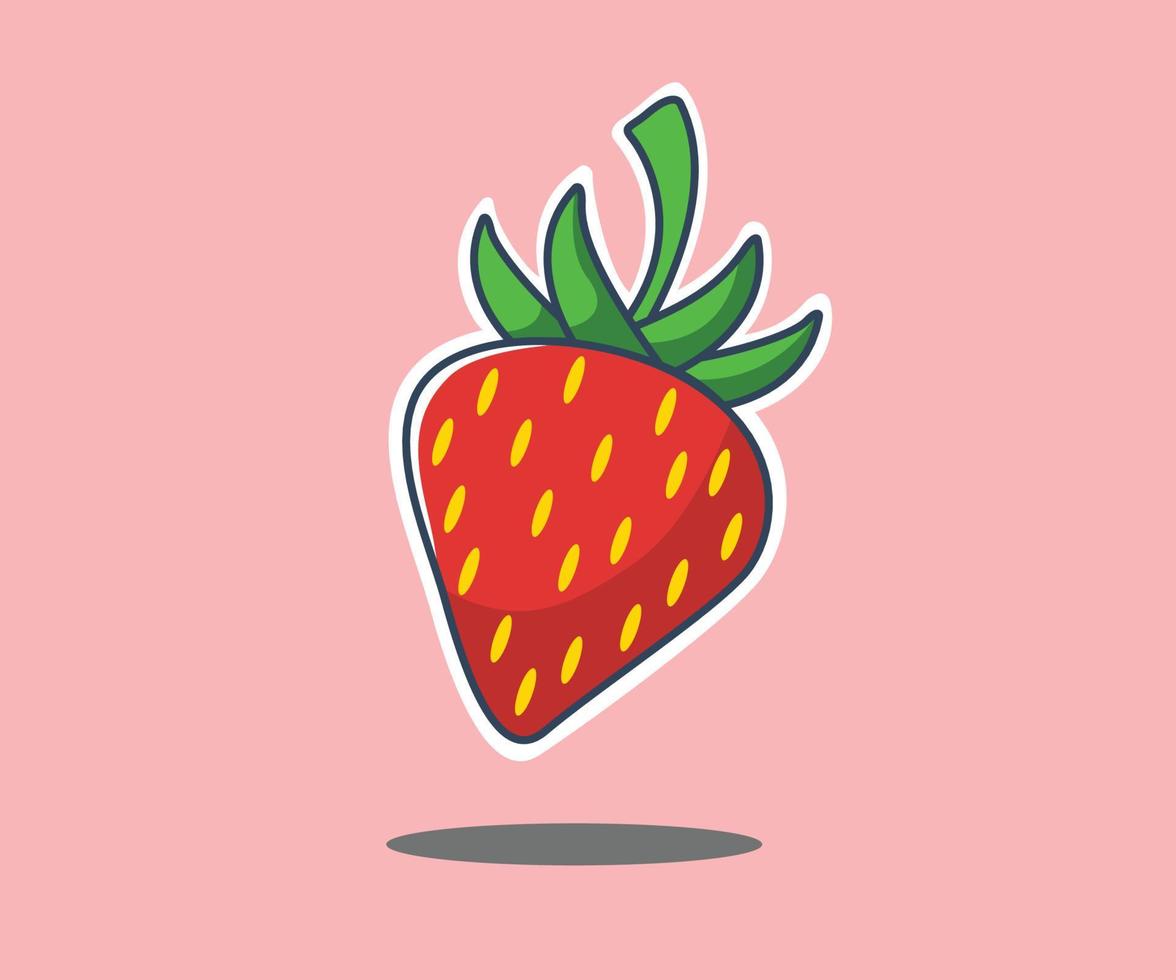 vector de fruta de fresa vector gratis