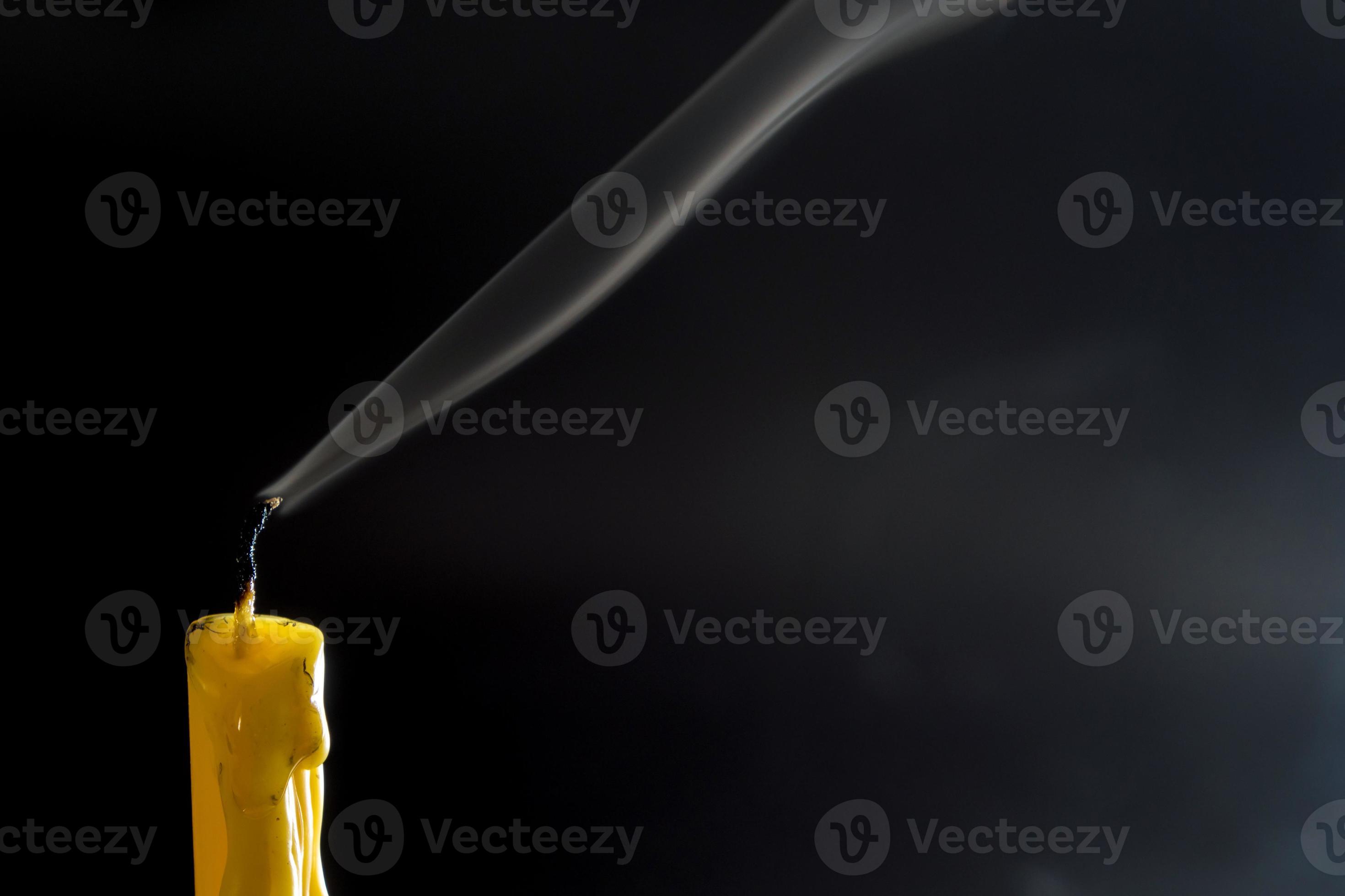White smoke when the candle goes out 7954124 Stock Photo at Vecteezy