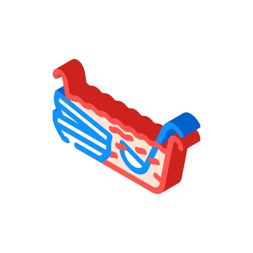 punch drink isometric icon vector illustration