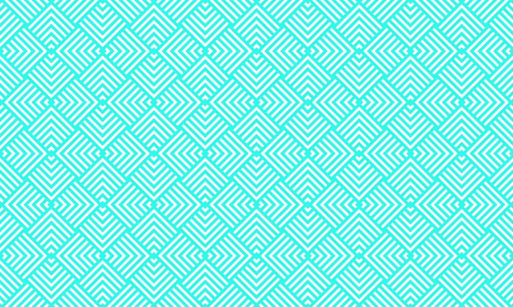Diamond shaped geometric background Seamless pattern. Cyan green design vector illustration