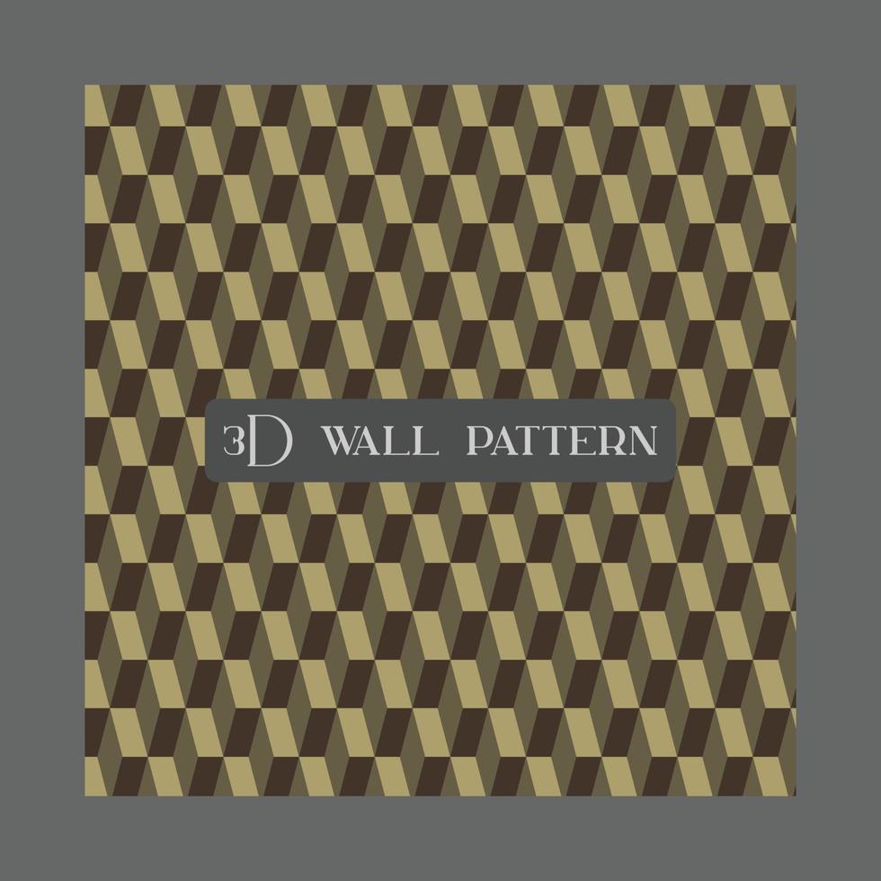 smooth  3d brick wall geometric pattern vector