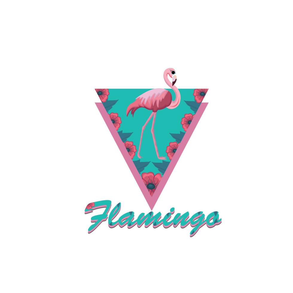 Flamingo Logo Template Design Vector. vector