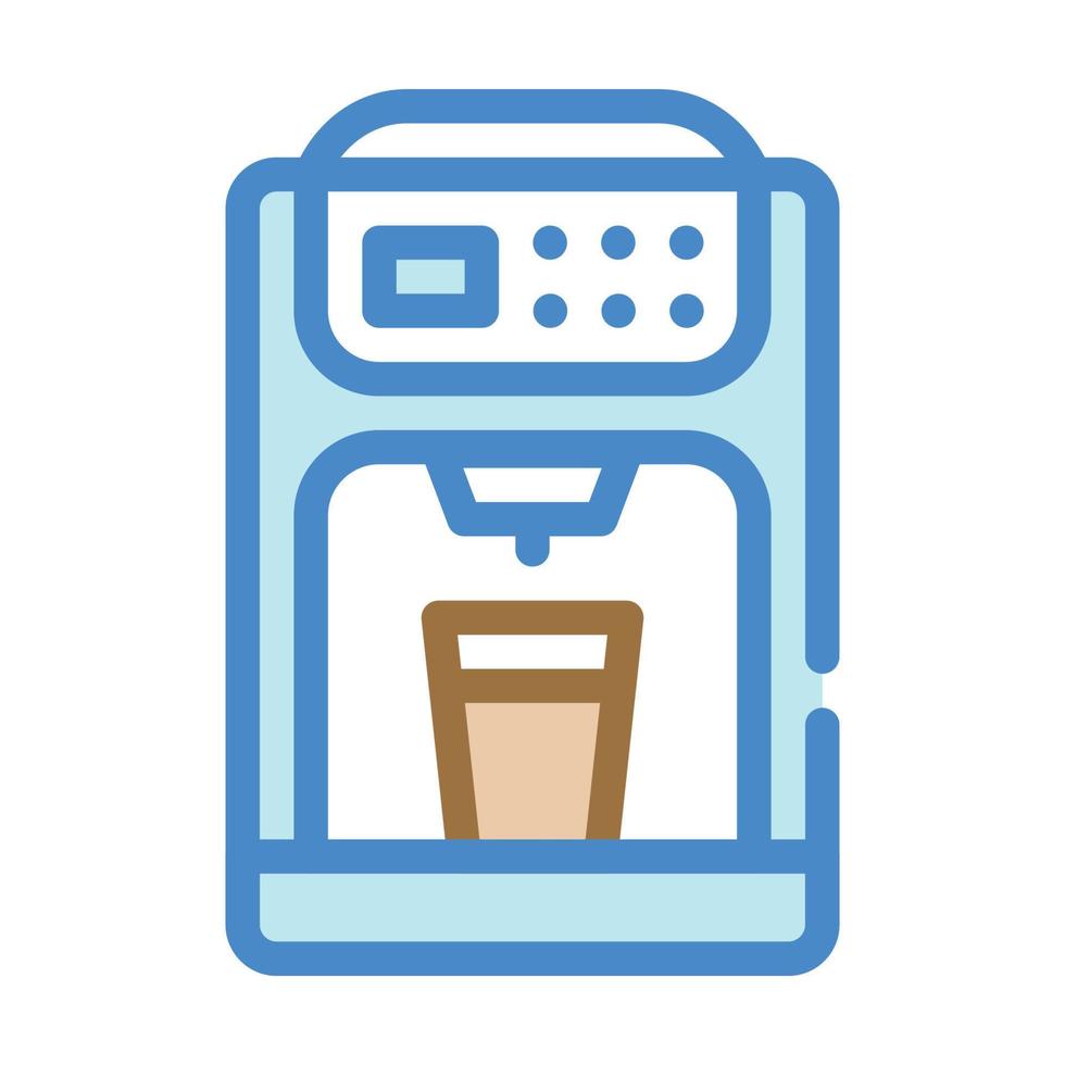 coffee maker color icon vector symbol illustration