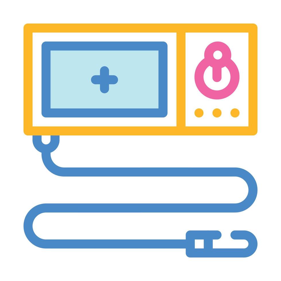 endoscope tool color icon vector illustration sign
