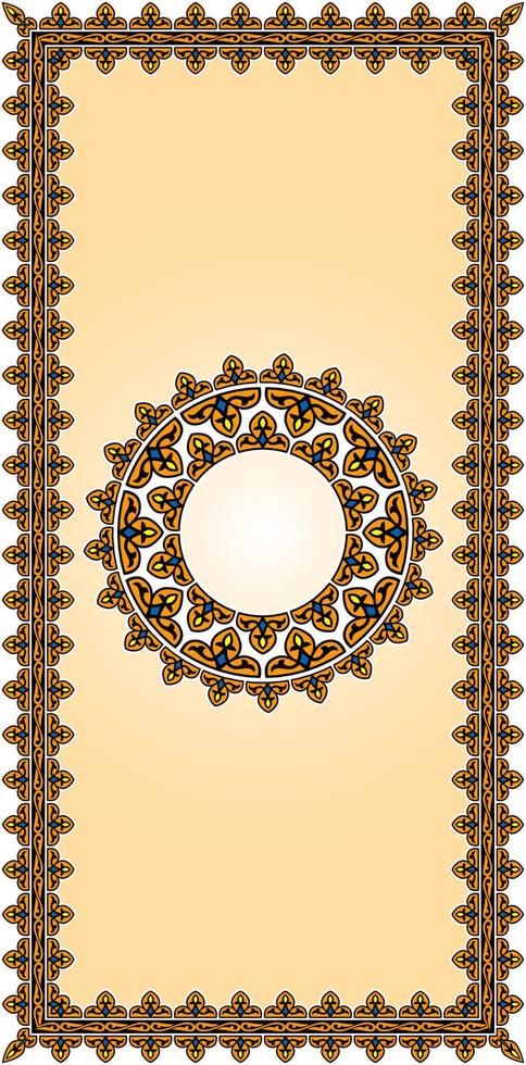 Vector Bronze Islamic Art Ornaments