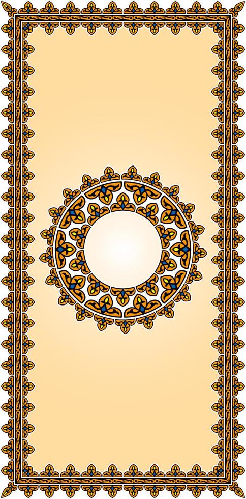 Vector Bronze Islamic Art Ornaments