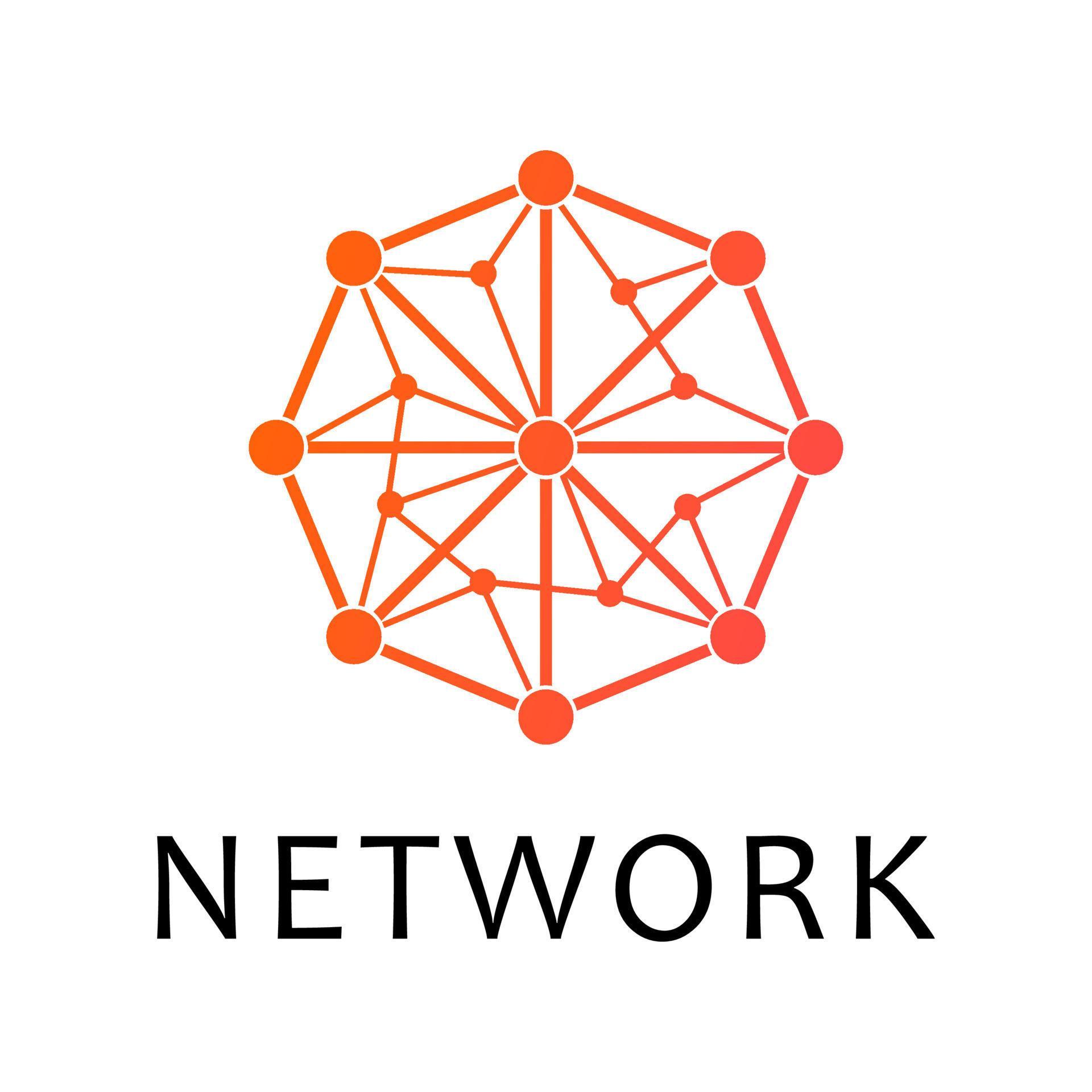 network vector logo 7955143 Vector Art at Vecteezy