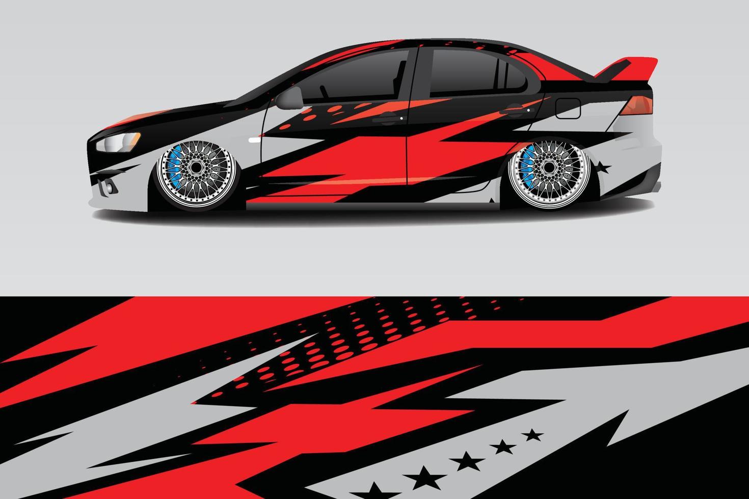 Car wrapping sticker design for racing cars 7955336 Vector Art at Vecteezy