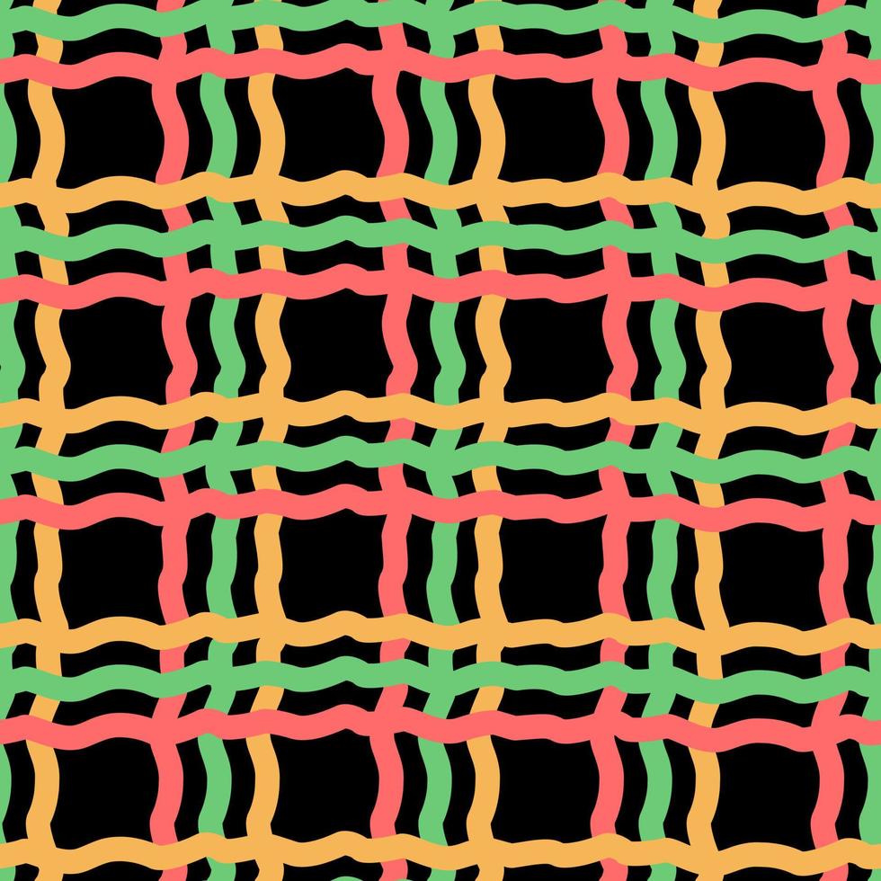 simple design of geometric abstract pattern horizontal vertical seamless wave lines vector
