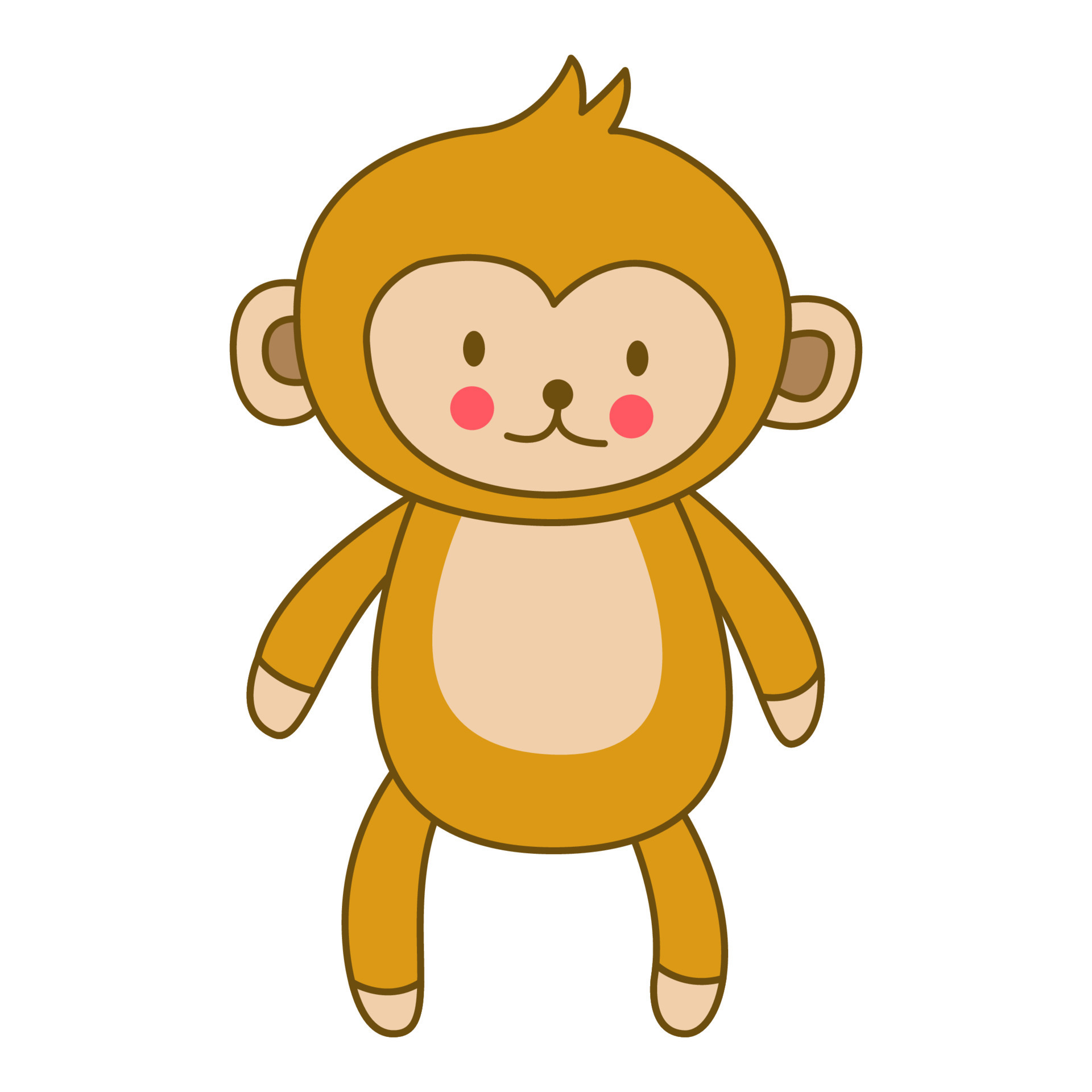 clip art of monkey with cartoon design 7955856 Vector Art at Vecteezy clip art of monkey with cartoon design 7955856 Vector Art at Vecteezy