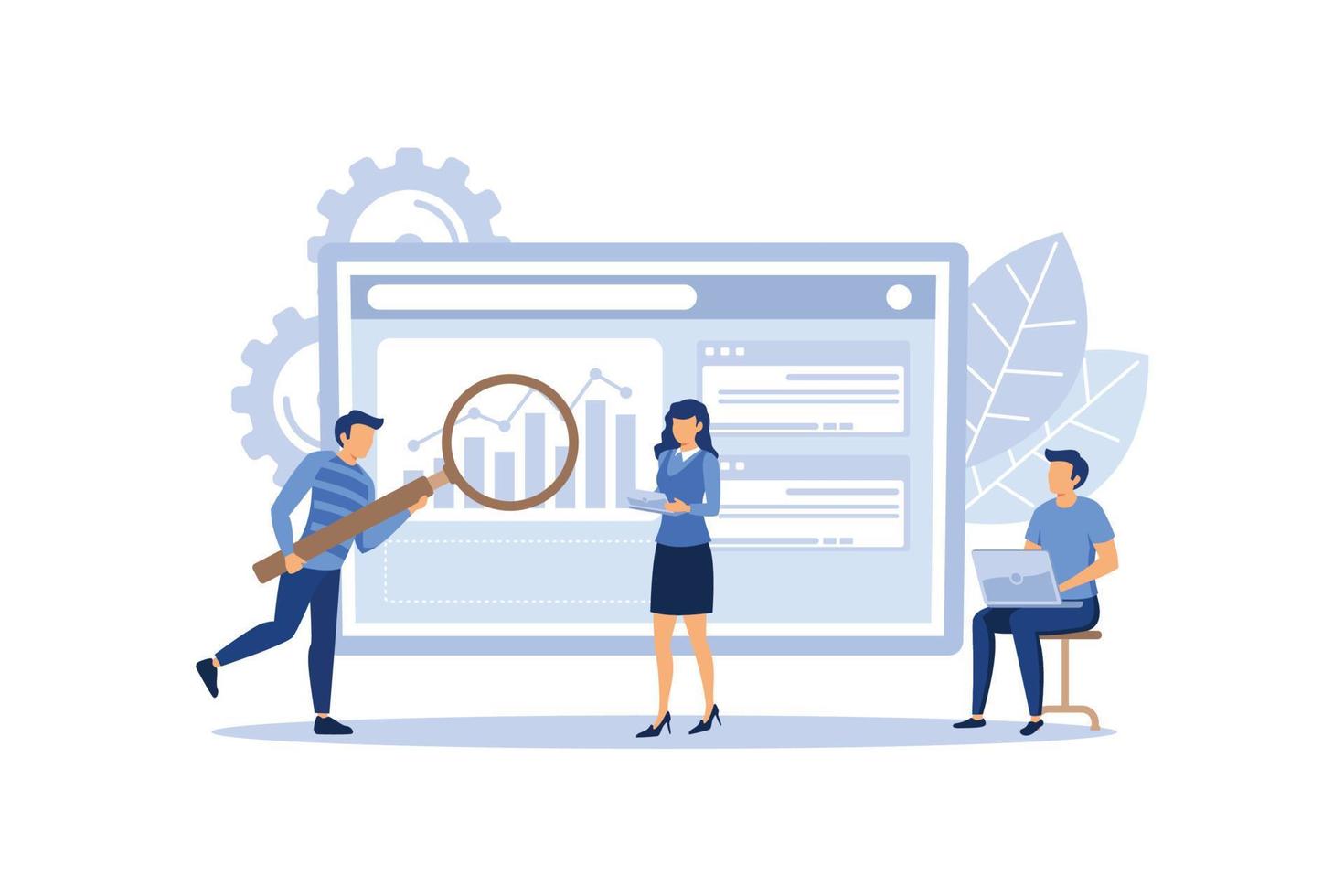 Business investment Concept, Showing People Saving Money To Invest On A Better Future, Suitable for landing page, UI, web, App intro card, editorial, flyer,and banner flat modern design illustration vector