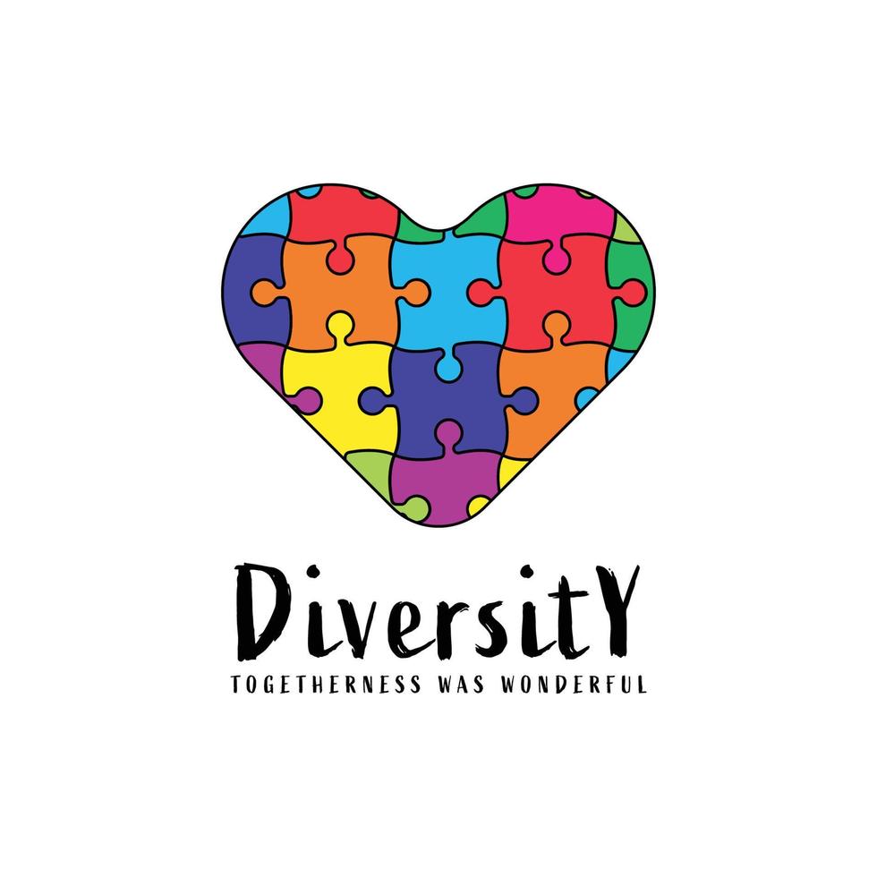 diversity care logo vector