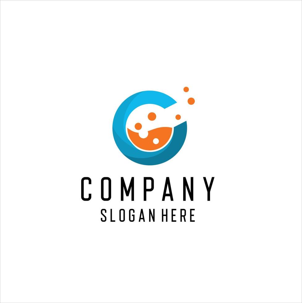 Letter C labs logo science logo Lab logo vector