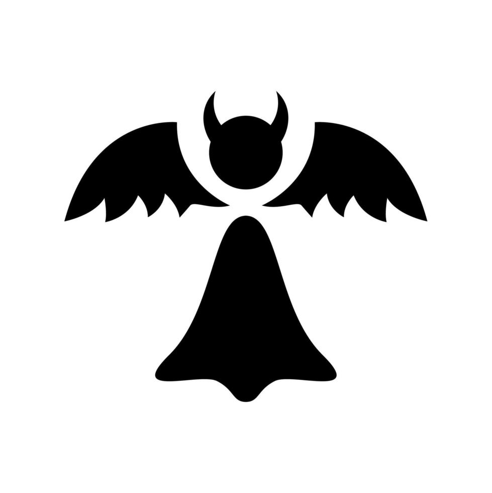 Cute demon vector icon. Demons vector