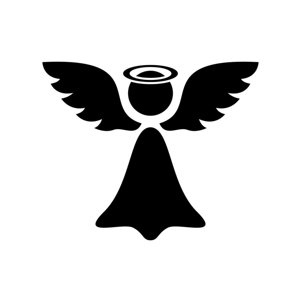 Angel Wings with halo vector icon inspiration