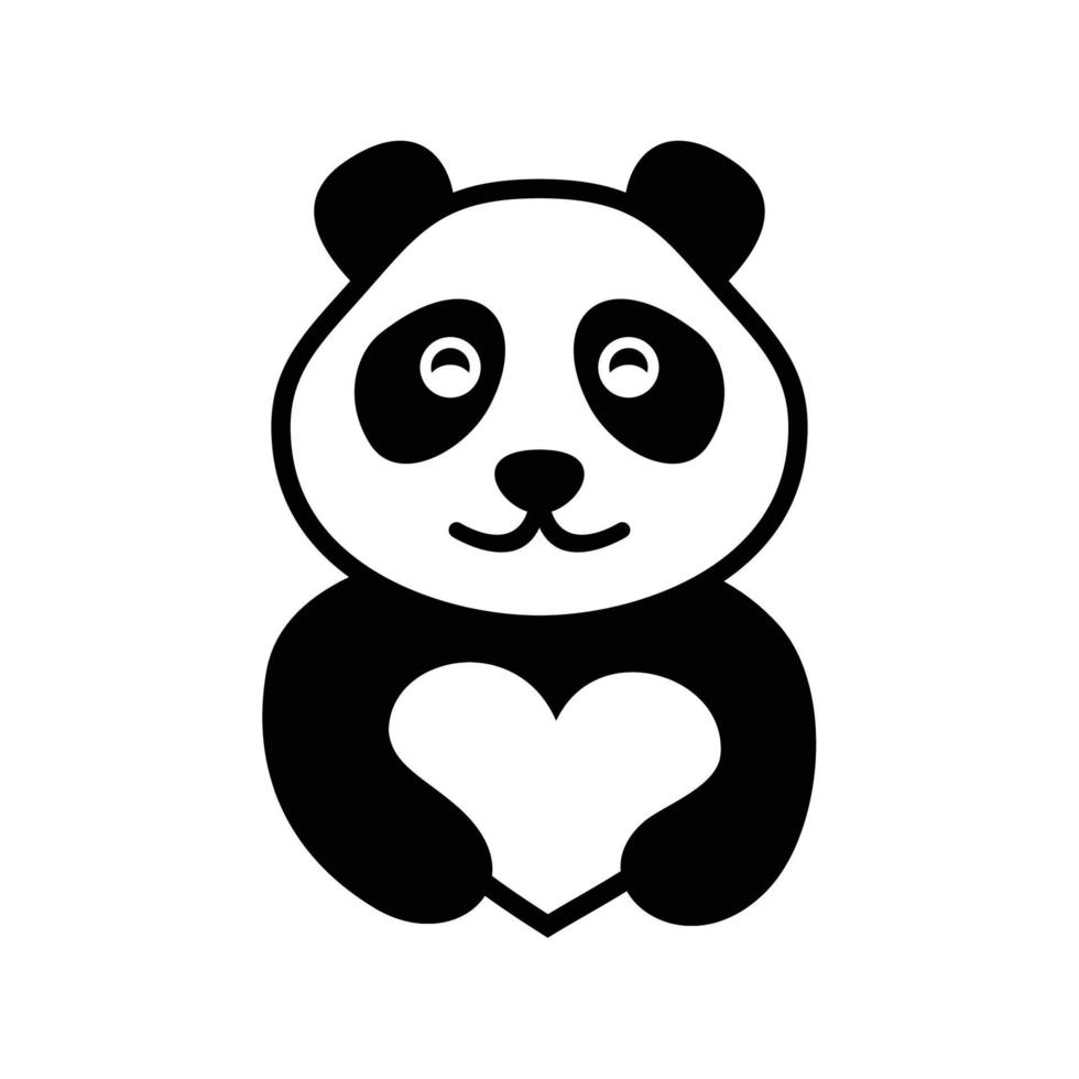 Cute Panda Stencil Cute Panda Stencil