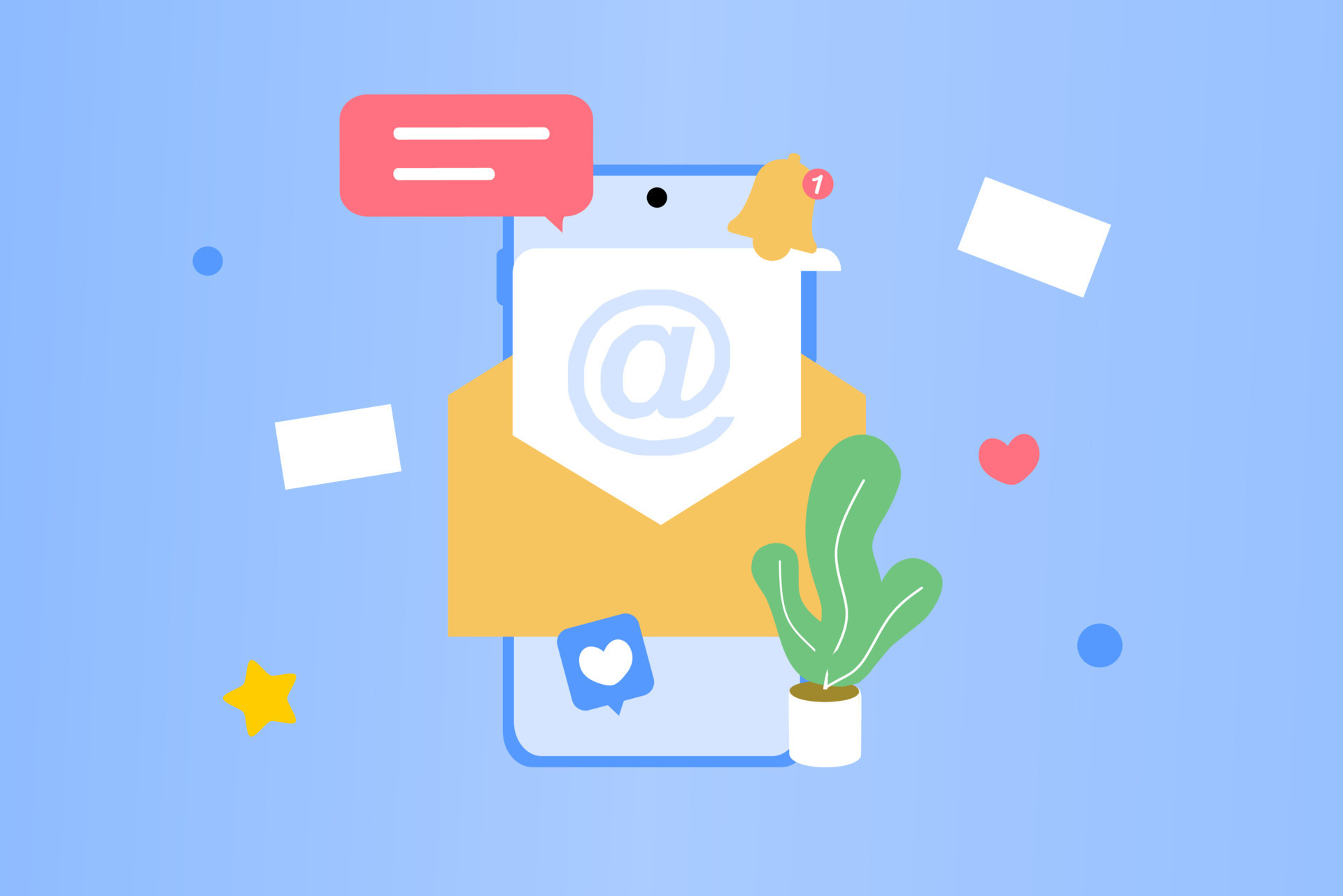 Email marketing template. Digital marketing, e-commerce, social media